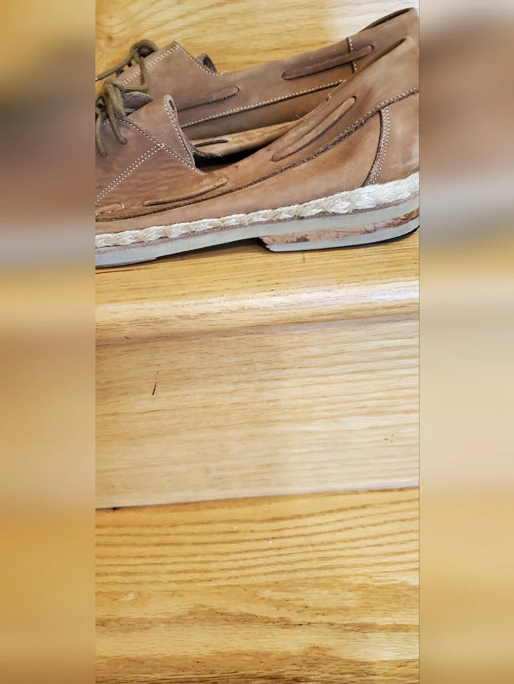 Bally Men's Tan Leather Boat Shoes